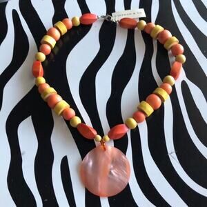 3 for $30 Stephan & Co. Orange and Yellow Necklace